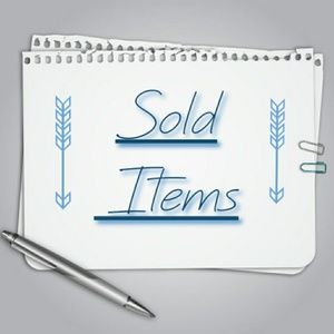 Sold Items ⬇️⬇️⬇️
